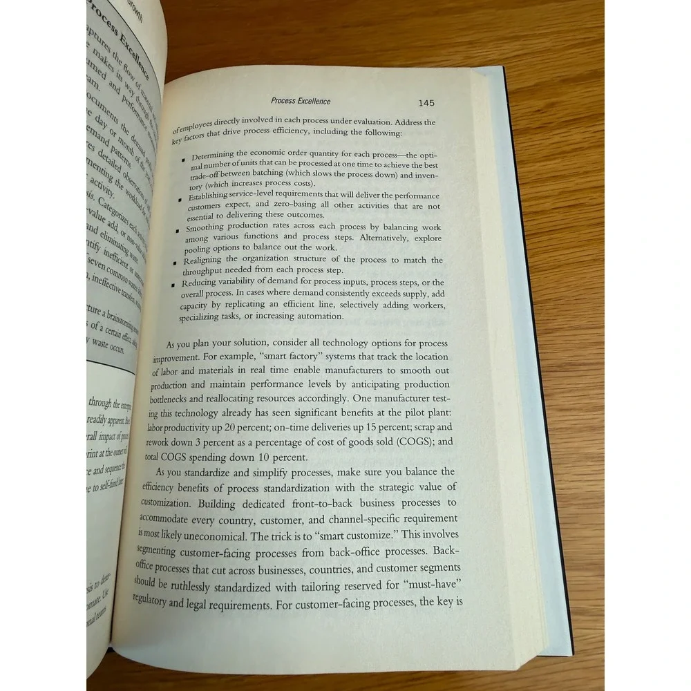 WILEY Fit for Growth Hardcover Book Business Strategy Cost Cutting Restructuring